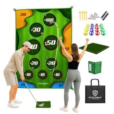 Golf Game for Adults Outdoor Indoor - Backyard Chipping Set with Sticky Balls...
