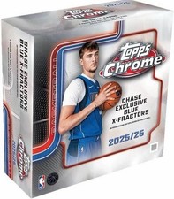 2025-26 Topps Chrome Fanatics NBA Basketball Factory Sealed Mega Box Full Case