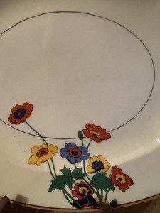 Art Deco Serving Platter “Ivory Pattern W. Grindley”