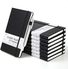 8 Pack Journal Notebook Bulk for School, Hardcover Business Notebooks Classic Ru