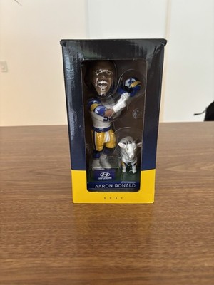 Aaron Donald GOAT Bobble Head #99 World Champion 2021￼ | eBay