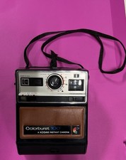 Vintage 1978 Kodak Colorburst 100 Instant Film Camera with Neck Strap Untested