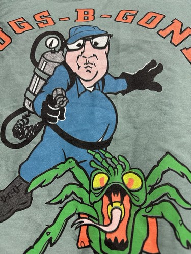 Vintage 1990 Promo Arachnophobie Buttom Up Bugs B Gone John Goodman Rare XL