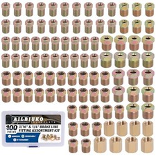 100pcs 316 14 Brake Line Fittings Assortment Kit38 Inch-24 100pcs 316 14 Brake Line Fittings Assortment Kit38 Inch-24