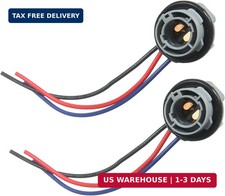 2PCS 1157 LED Bulb Socket Plug, 2057 2357 7528 Brake Light Turn Signal Light Soc
