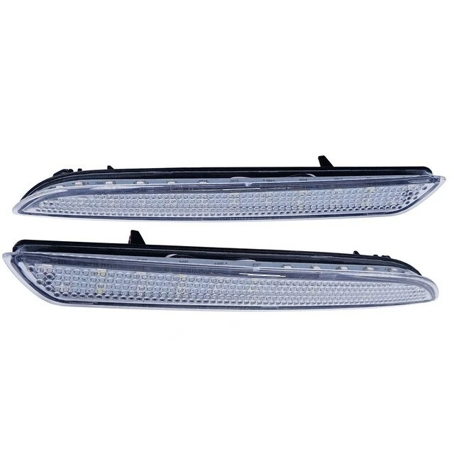 2x Luces de freno reflectoras de parachoques LED lentes transparentes para camioneta Acura TSX/4DR 2011-14 Foto 2 de 4