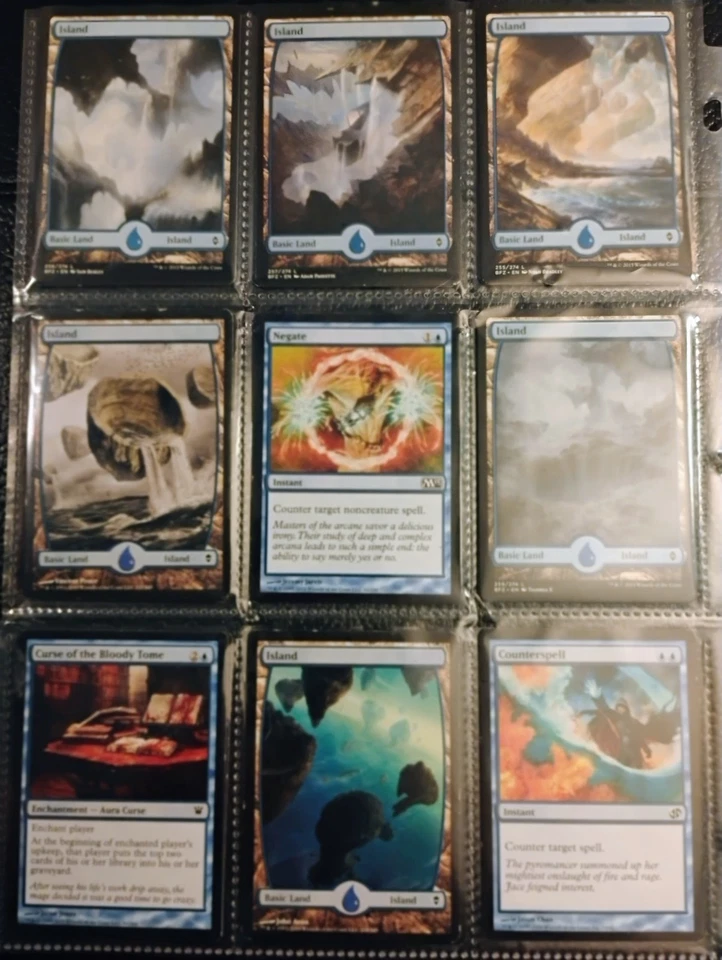 ELITE Mono Blue MTG Control 60 Card Deck Magic The Gathering Faerie Zombie RARE - Image 4 of 4