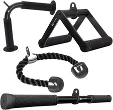 LAT Pulldown Attachment Set Cable Machine Gym Kit