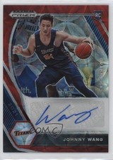 2021-22 Panini Prizm Draft Picks Choice Red 54/88 Johnny Wang #DP-JWA Auto 0jd0