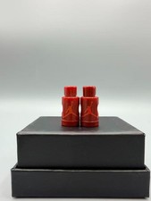 Air Jordan V VI Lace Locks Maroon Base With Fire Red Jumpman Holder Available