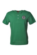 Sergio Tacchini Men's Green Basic short-sleeve polo Size L-XL