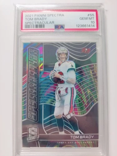 Tom Brady 2021 Panini Spectra Spectracular /99 #S5 PSA 10
