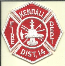 Kendall Fire Department District 14 Patch