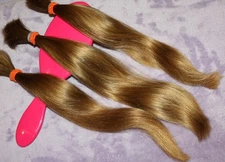 HAIR REBORN WIG 13 INCH 2.9oz FINE & SILKY CHILDS GOLDEN BLONDE PONYTAILS D14