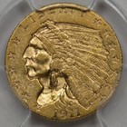 1911 Indian Quarter Eagle Nice Coin $2.50 Gold Coin
