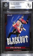 Lance Archer Signed 2013 New Japan Pro Wrestling Card #BT03-100C BAS COA AEW WWE