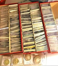 BIG GRAB BAG WITH OVER 80 COIN, SILVER, MINT, PROOF COINS, PR69 NGC/PCGS #NB5