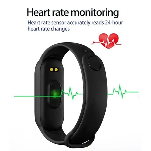 M6 Smart Watch Fitnessband Herzfrequenz BP Monitor Wasserdicht - Bild 5 von 12