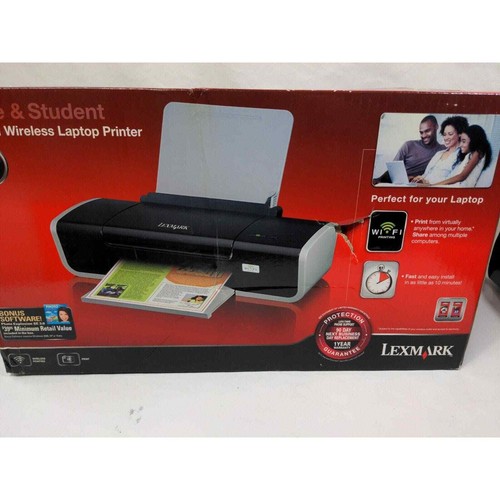 Lexmark Z2420m Wi-Fi Color Black and White Inkjet Printer Wireless Printing - Picture 7 of 10