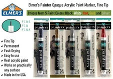 Elmer's Painters Acrylic Paint Marker, Blister Carded, Fine Tip