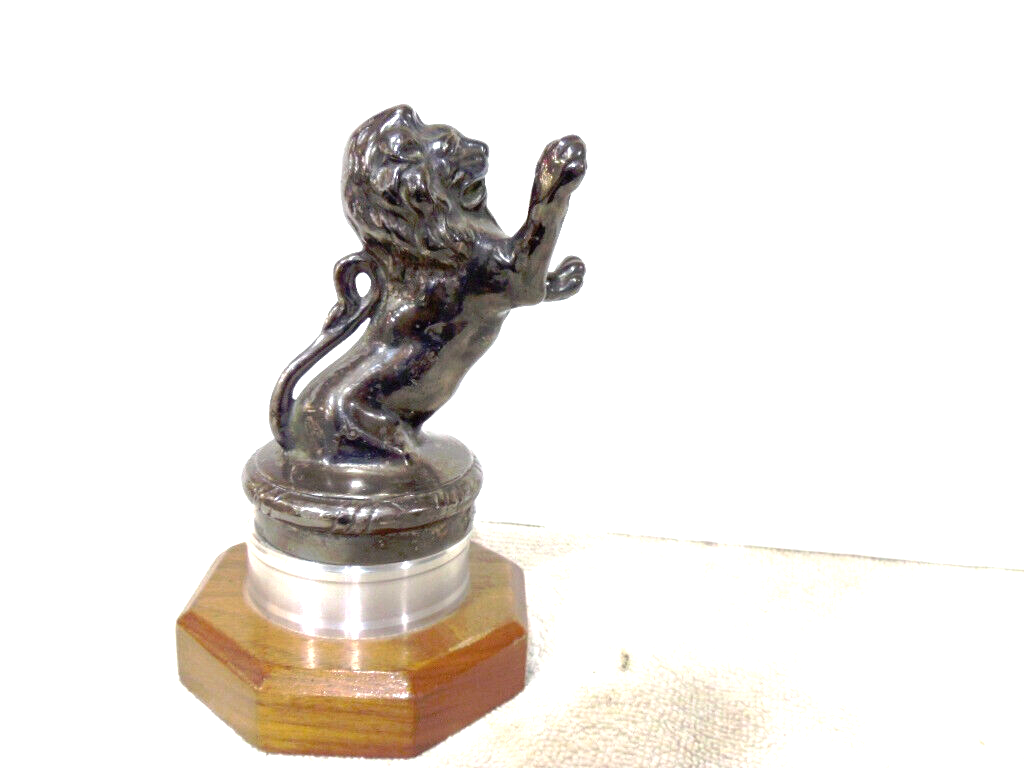 1924 Franklin Lion Auto Hood Ornament AURA VINCIT By GLEB