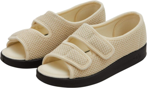 Diabetic Sandals for Women | Extra-Wide Non-Slip Comfortable Slippers for Elderl