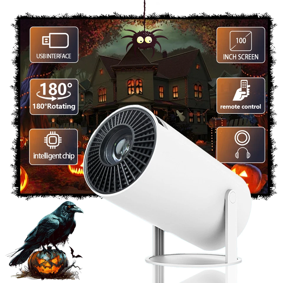 配备Android 11.0系统的高清投影仪，4:3/16:9的屏幕比例， 2.69inch LCD TFT display - Image 2 of 4