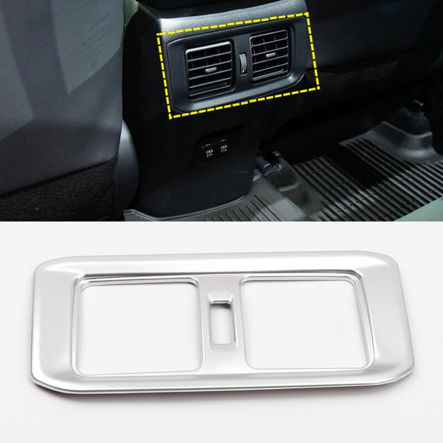 Matte Inner Rear Air Vent Outlet Cover Trim Accessories For Toyota RAV4