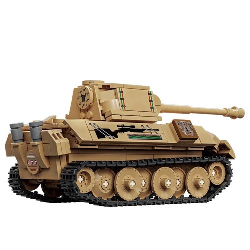 WW2 German Military Building Blocks Tank - Picture 2 of 7