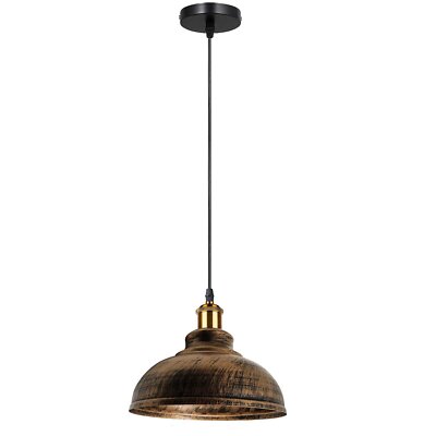 Vintage Decken Pendelleuchten Industrial Stil Metallschirm Hängelampe Retro Lampe