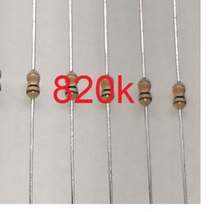 820K Fast USA Shipping 100 x 820k Ohm Carbon Film Resistors 5% 1/4 Watt 820K Fast USA Shipping 100 x 820k Ohm Carbon Film Resistors 5% 1/4 Watt