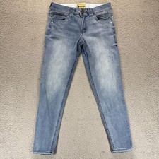 Democracy Jeans Womens Ab Solution Technology Light Wash Denim Stretch Skinny 6