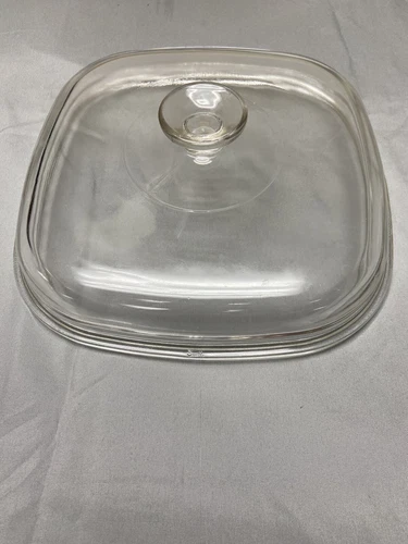 Pyrex A-12-C Replacement Glass Lid No Chips Or Cracks Domed Top Clear