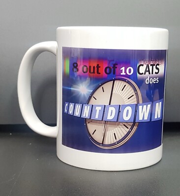 8 von 10 Katzen macht Countdown Tasse