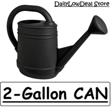 Bloem 2 Gallon Slate Resin Watering Can Rust Resistant Light Weight Durable New