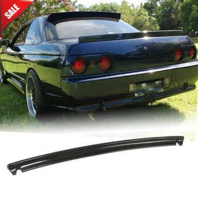 Real Carbon Rear Trunk Spoiler Wing Lip For Nissan R32 Skyline GTR