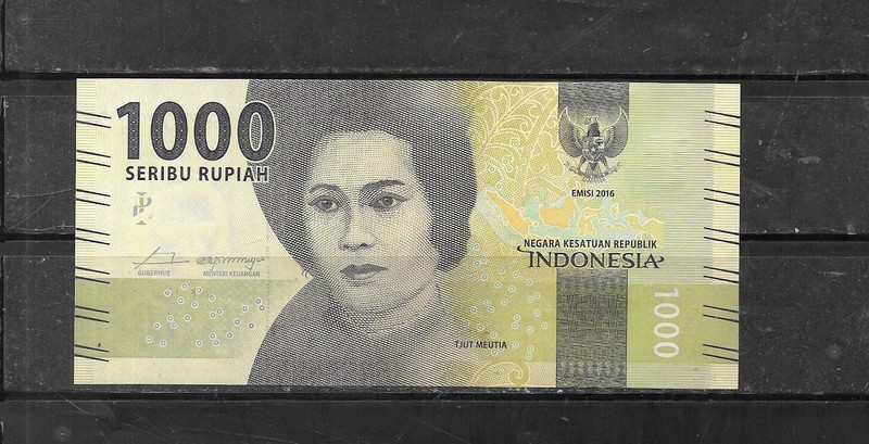 INDONESIA #154d  2021 1000 RUPIAH UNCIRCULATED  BANKNOTE PAPER MONEY CURRECNY
