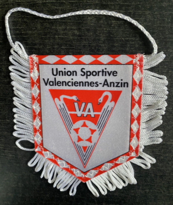 Fanion Vintage Football - US Valenciennes Anzin - Club Français - Saison Avant 2000 - Wimpel Banderine Collection