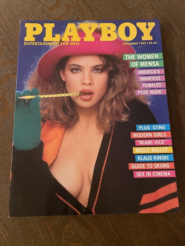 PLAYBOY MAGAZINE NOVEMBER 1985 TERRI WEIGEL PAM SANDERS VG