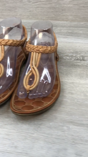 Patrizia by Spring Step Women's 10 Brown Suede Leather Slip-On Slingback Sandal - Video 1 of 1