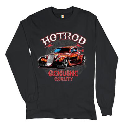Hotrod Long Sleeve T-shirt American Muscle Hot Rod Old School Drag