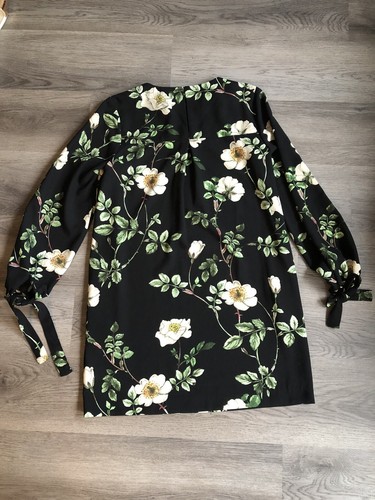 H\u0026M Floral Mini Dress Long Sleeve Arm 