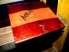 ONE KILN DRIED AFRICAN MAHOGANY BOWL BLANK LATHE TURNING LUMBER WOOD 6 X 6 X 4"