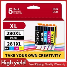 5PK PGI-280XL CLI-281 Ink for Canon Pixma TS8120 TS8220 TS8320 TR8520 TR8520