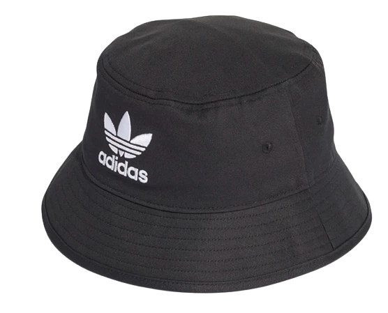 ADIDAS ORIGINALS BLACK BUCKET HAT COTTON ONE SIZE FITS MOST ADULT NEW LAST 1