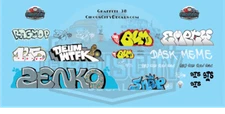 Railroad Graffiti O 1:48 Scale Waterslide Decal Set