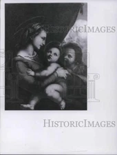 1962 Press Photo L. P. L. Fine Arts Raphael, Madonna