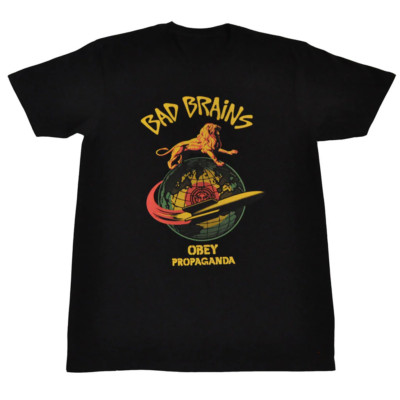 Vtg Bad Brains Band For Fans Cotton Full Size Men Women Black Tee Shirt