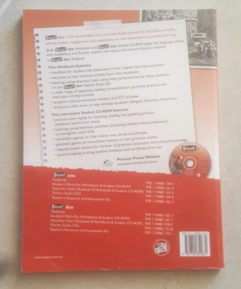 Ecco! Due Student's Work Kit Workbook Softcover  - Image 2 of 2