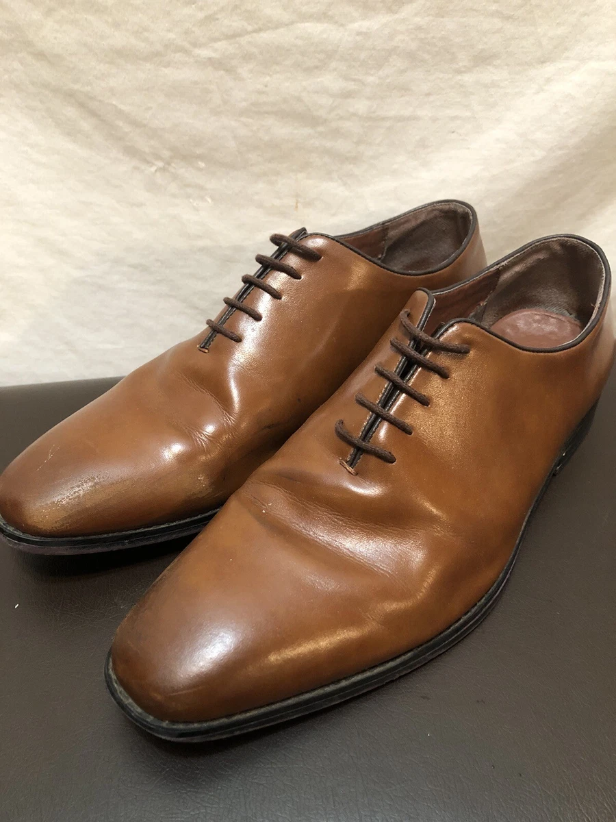 DOLCARA Men s Dress Shoes Oxford lace up Seamless Leather Sz 10
